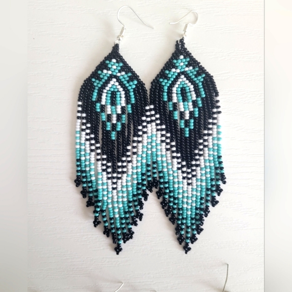 Boho Handmade Beaded Earrings